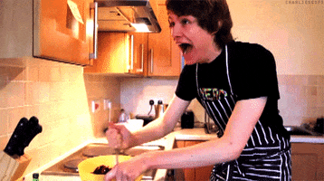 scream cooking GIF